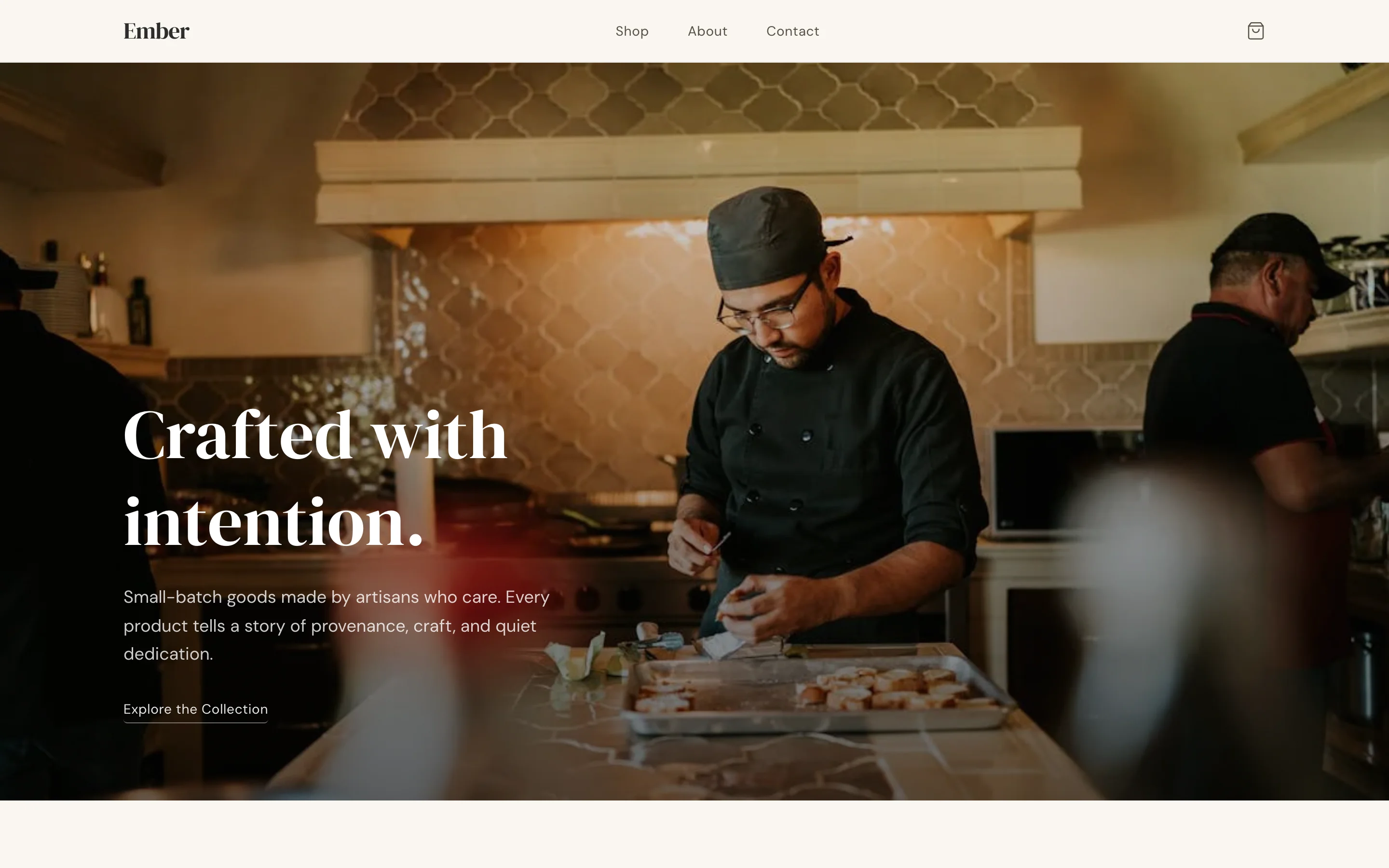 Ember, Artisan goods store