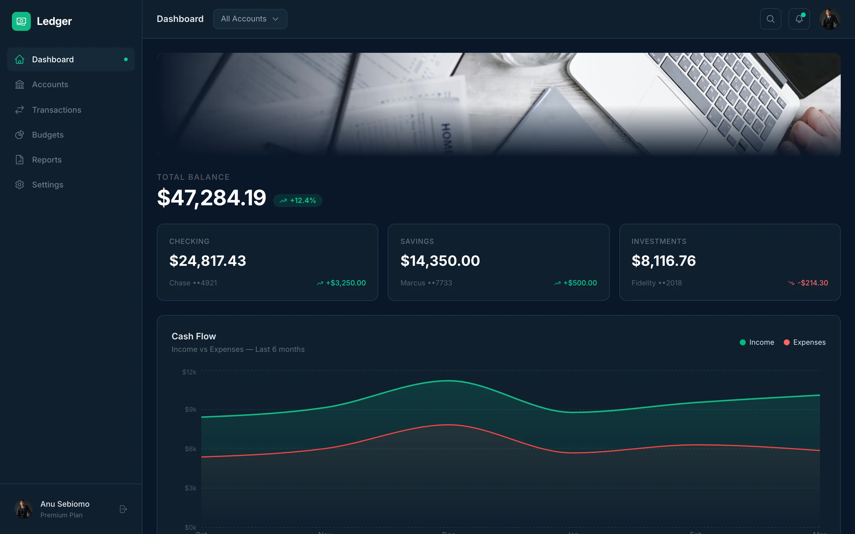 Ledger, Personal finance