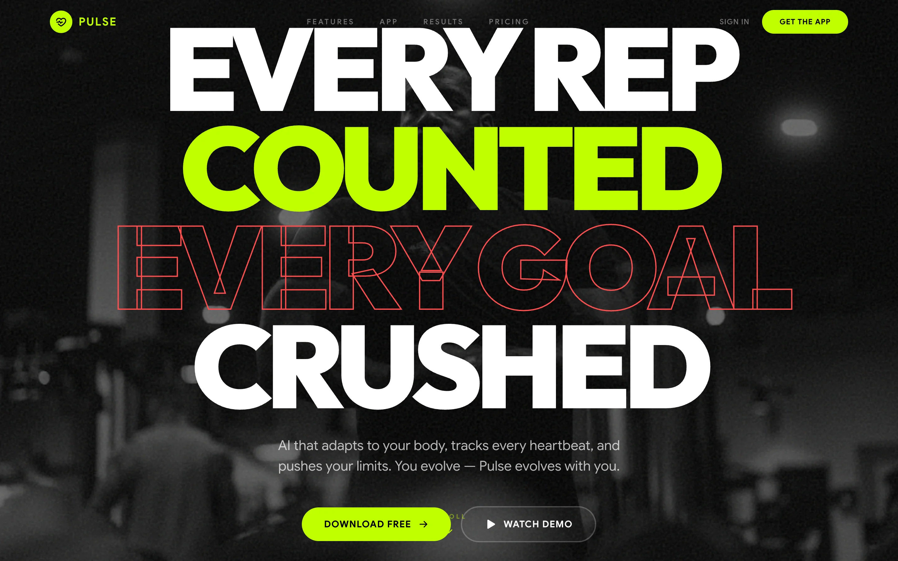 Pulse, Fitness tracking app
